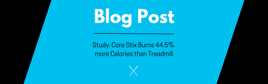 Study: Core Stix Burns 44.5% more Calories than Treadmill